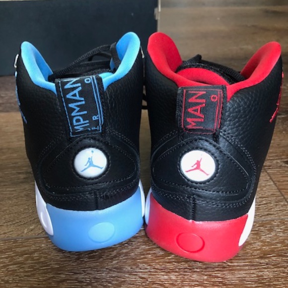 jordan jumpman pro black gym red university blue